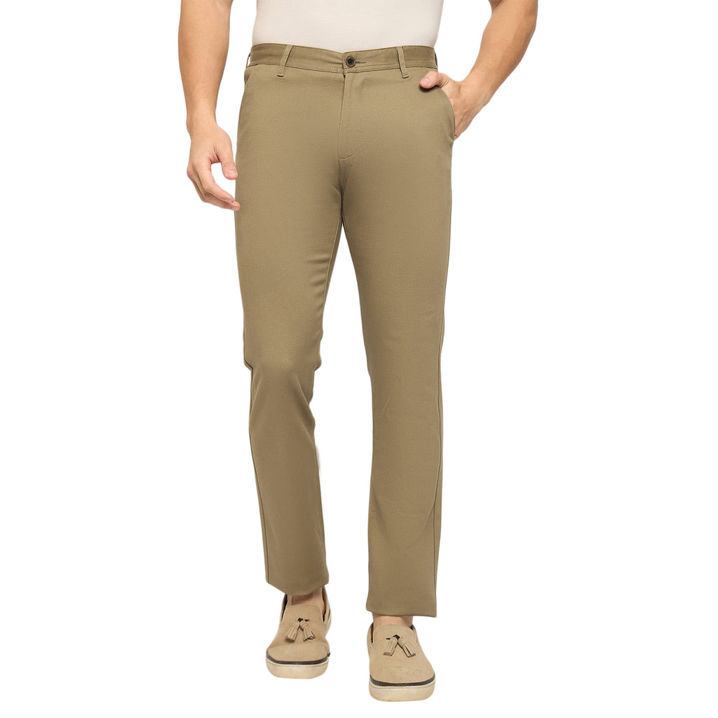 Duke Urban Men Flatfront Narrowfit Chinos Trousers (SDT4570)