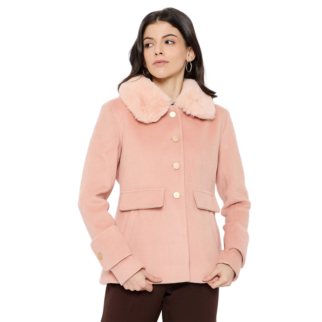 Duke Urban Women Full Sleeve Long Coat (SDZ4177C)