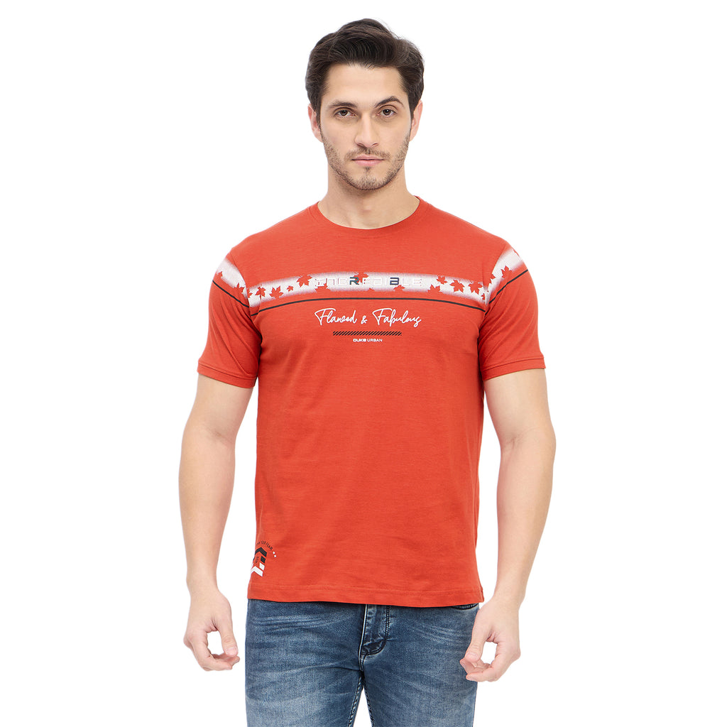 Duke Urban Men Half Sleeve Cotton T-shirt (LF7155)