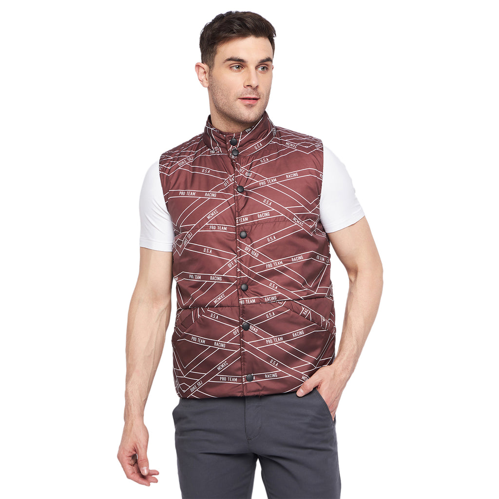 Duke Urban Men Sleeveless Reversible Jacket (SDZ3057)