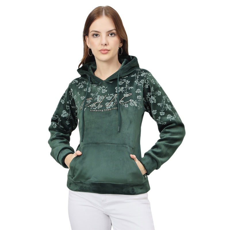 Duke Urban Women Hooded Regular Sweatshirt (LFX971)