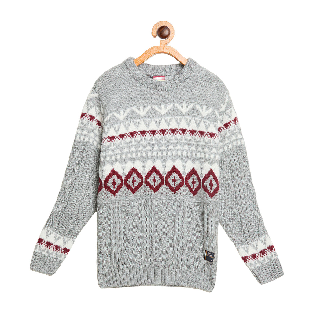 Duke Urban Boys Full Sleeve Round Neck Sweater (SDS3614)