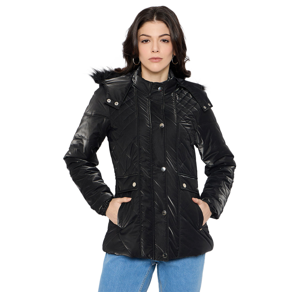 Duke Urban Women Full Sleeve Quilted Jacket (SDZ4147)