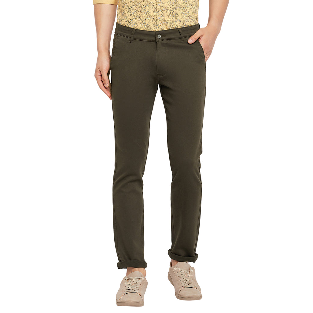 Duke Urban Men Slim Fit Cotton Trousers (SDT4581)