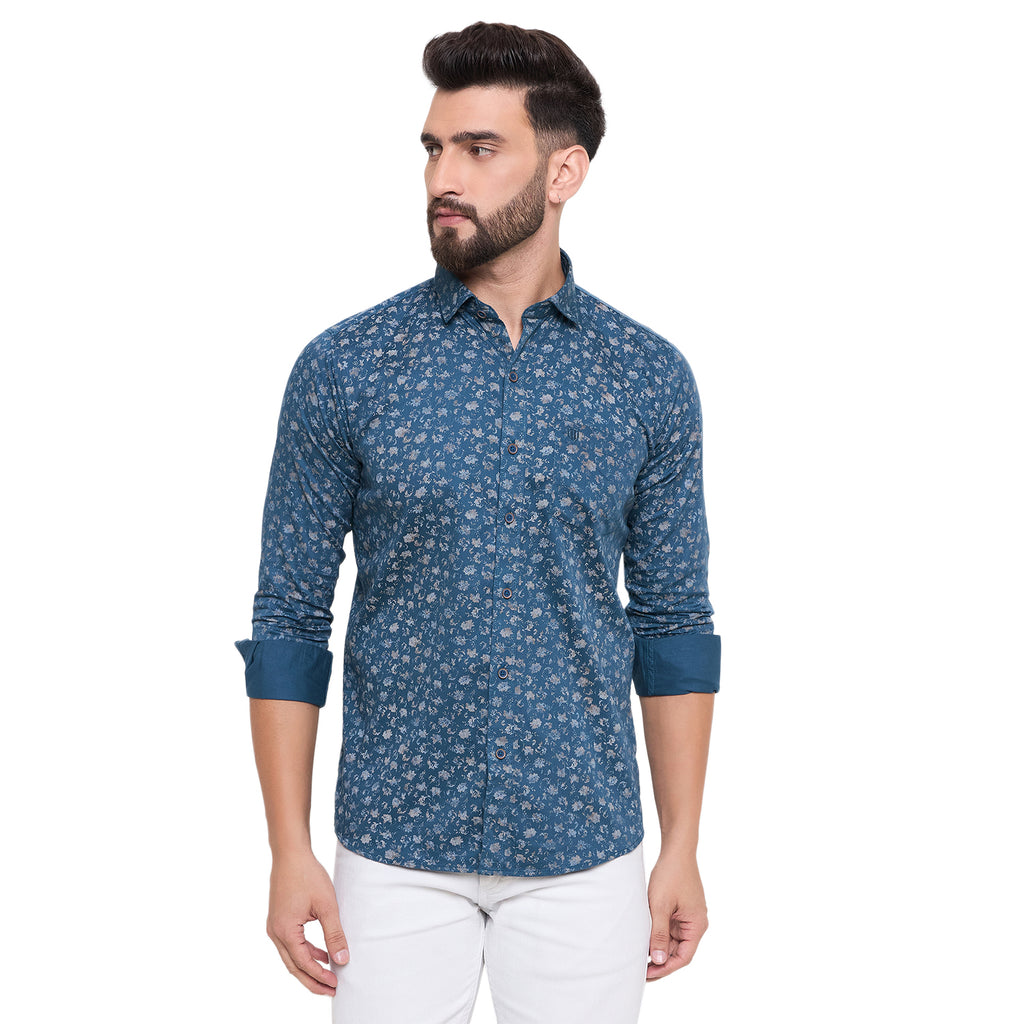 Duke Urban Men Full Sleeve Cotton Shirt (SDO8PRN)