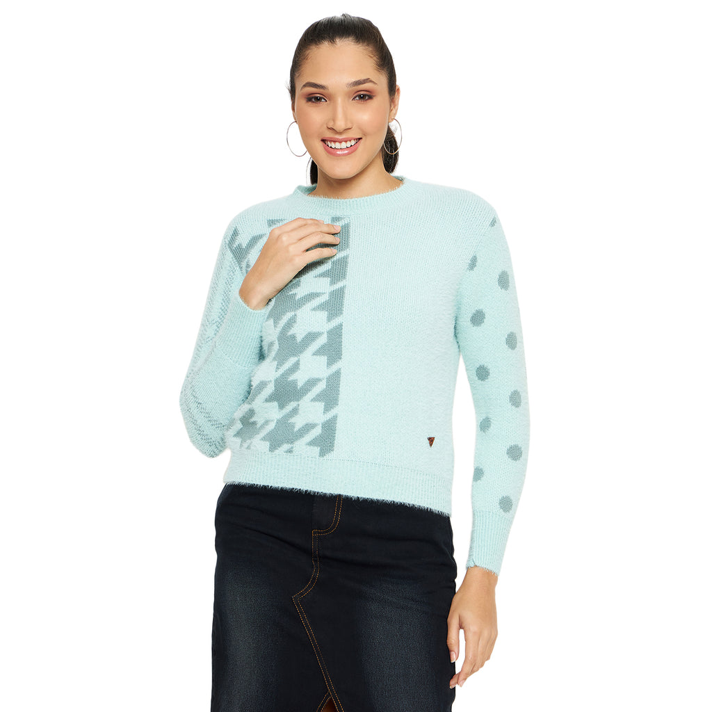 Duke Urban Women Full Sleeve Crop Pullover (SDS1236)