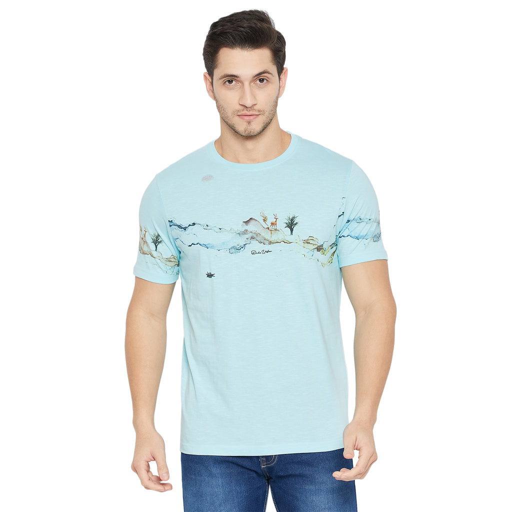 Duke Urban Men Half Sleeve Cotton T-shirt (LF7245)