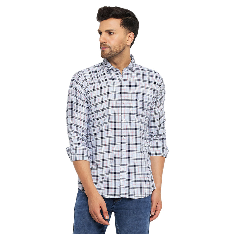 Duke Urban Men Full Sleeve Cotton Shirts (SDO8CKLB)