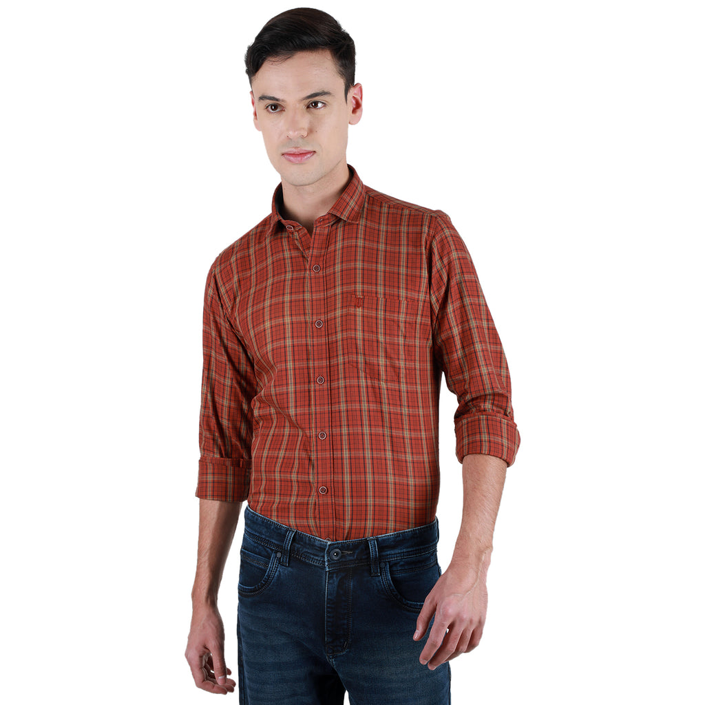 Duke Urban Men Full Sleeve Cotton Shirt (SDO8CKTY)