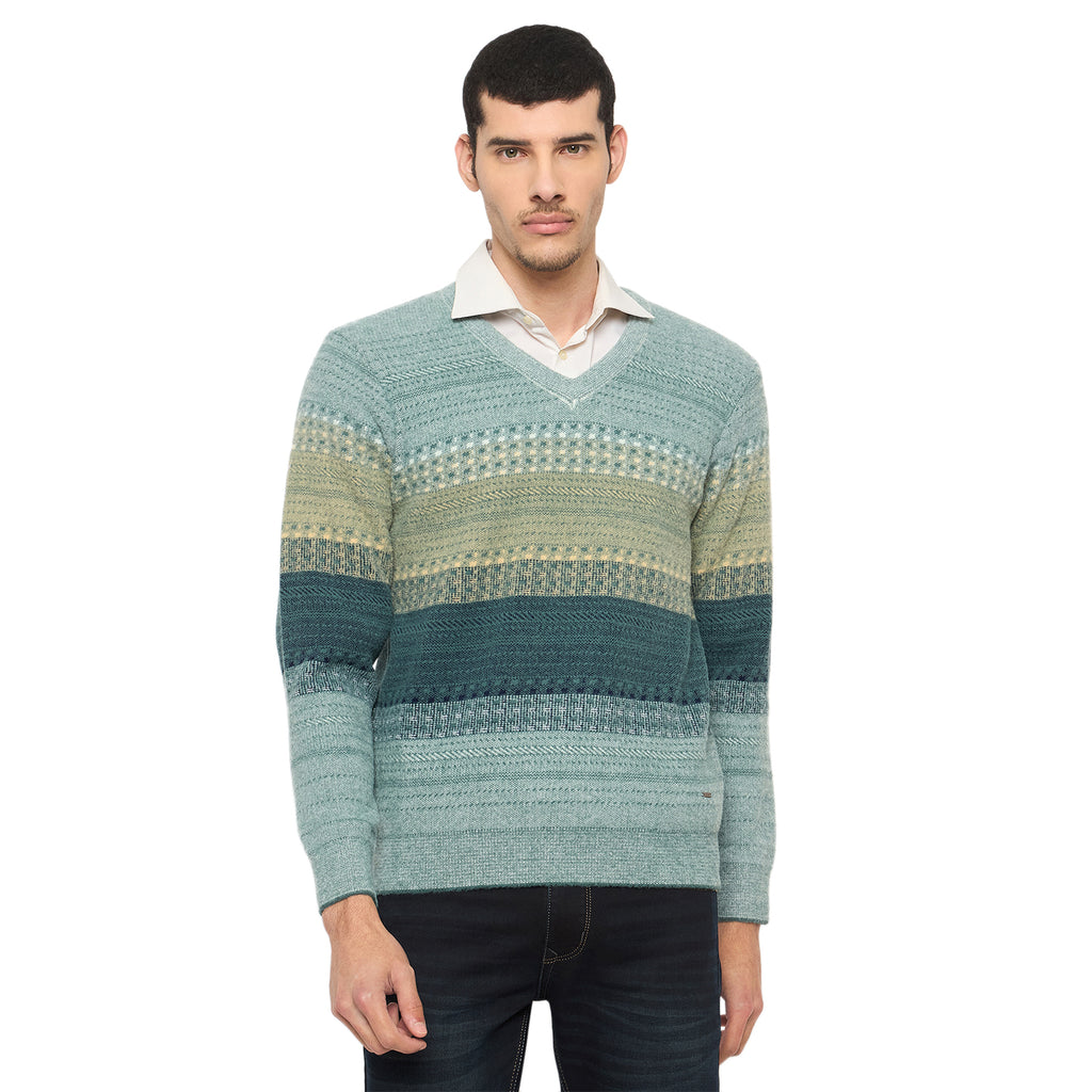 Duke Urban Men Full Sleeve V Neck Sweater (SDS2247)