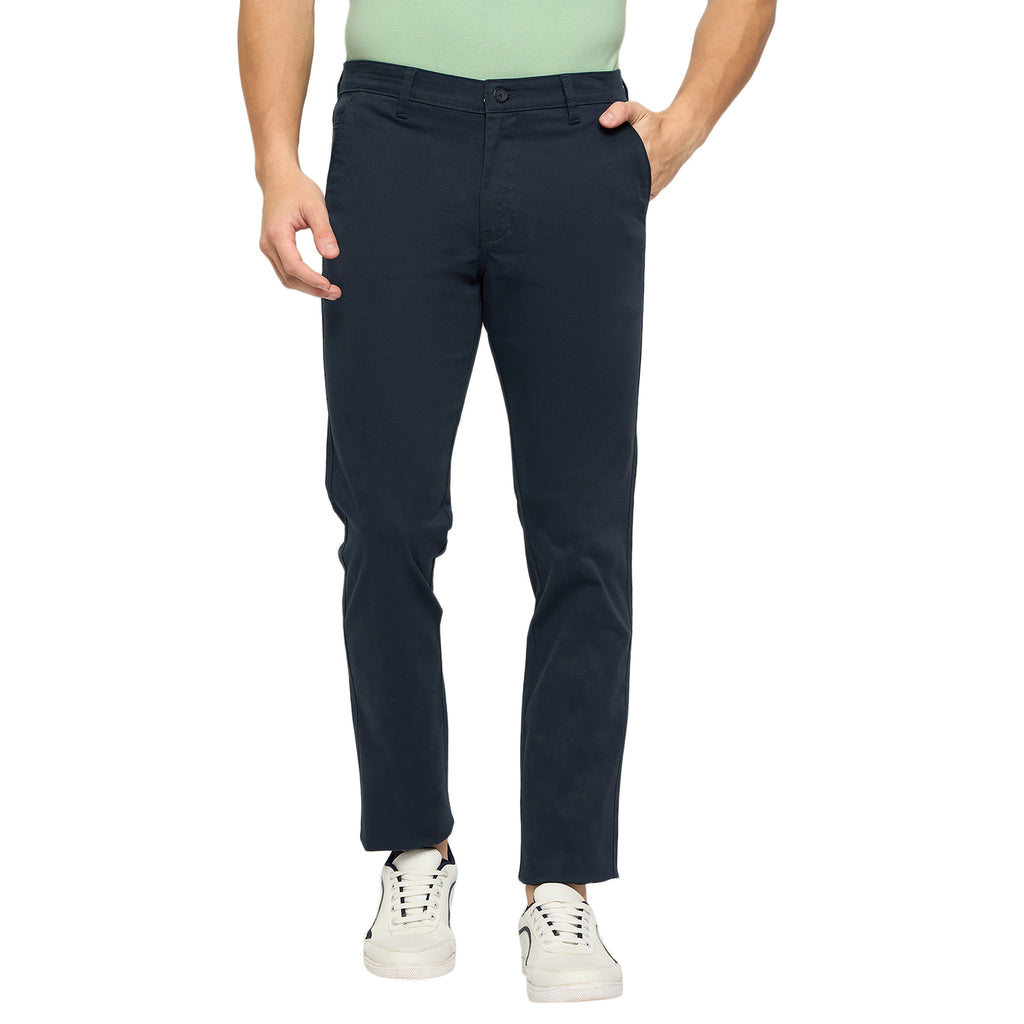 Duke Urban Men Flatfront Narrowfit Chinos Trousers (SDT4626)