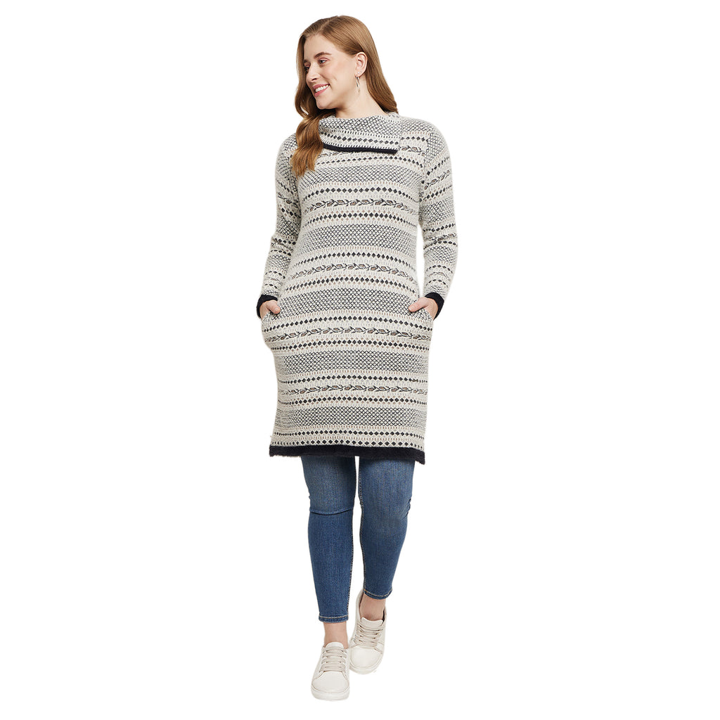 Duke Urban Women Full Sleeve Long Sweater (SDS962)