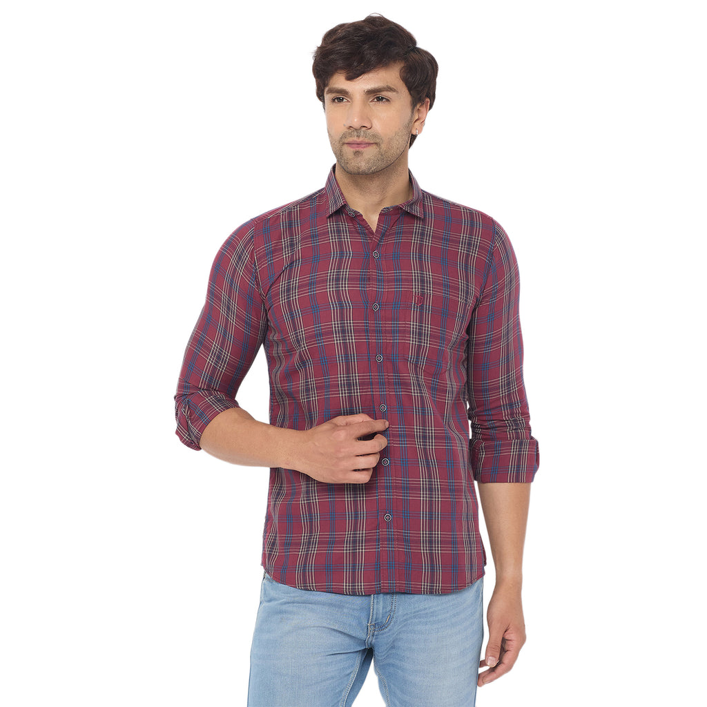 Duke Urban Men Full Sleeve Cotton Shirt (SDO8CKQ)
