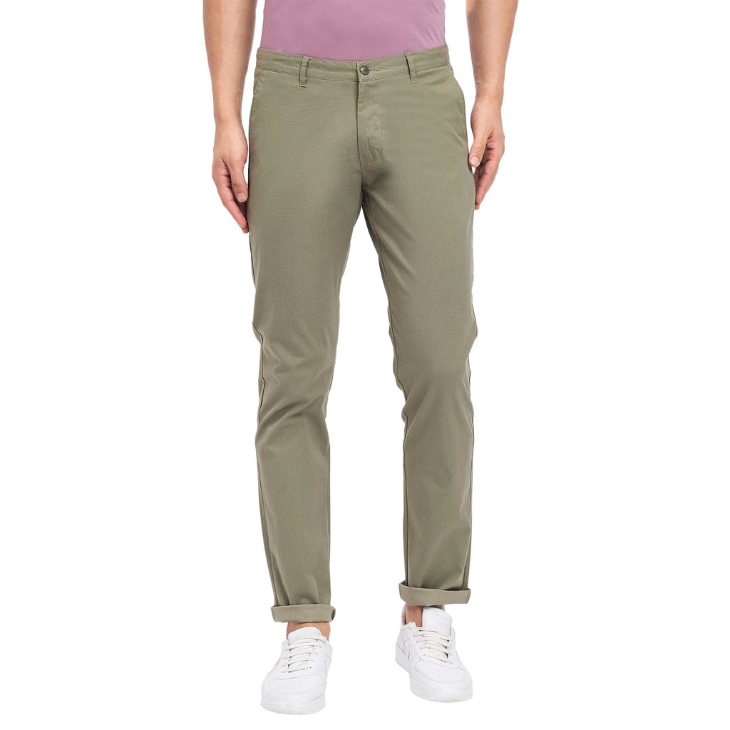 Duke Urban Men Flatfront Narrowfit Chinos Trousers (SDT4593)