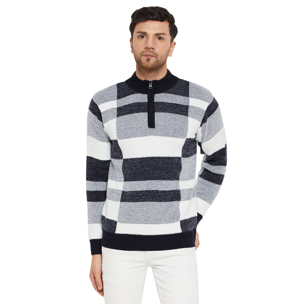 Duke Urban Men Full Sleeve Half Zip Pullover (SDS2142)