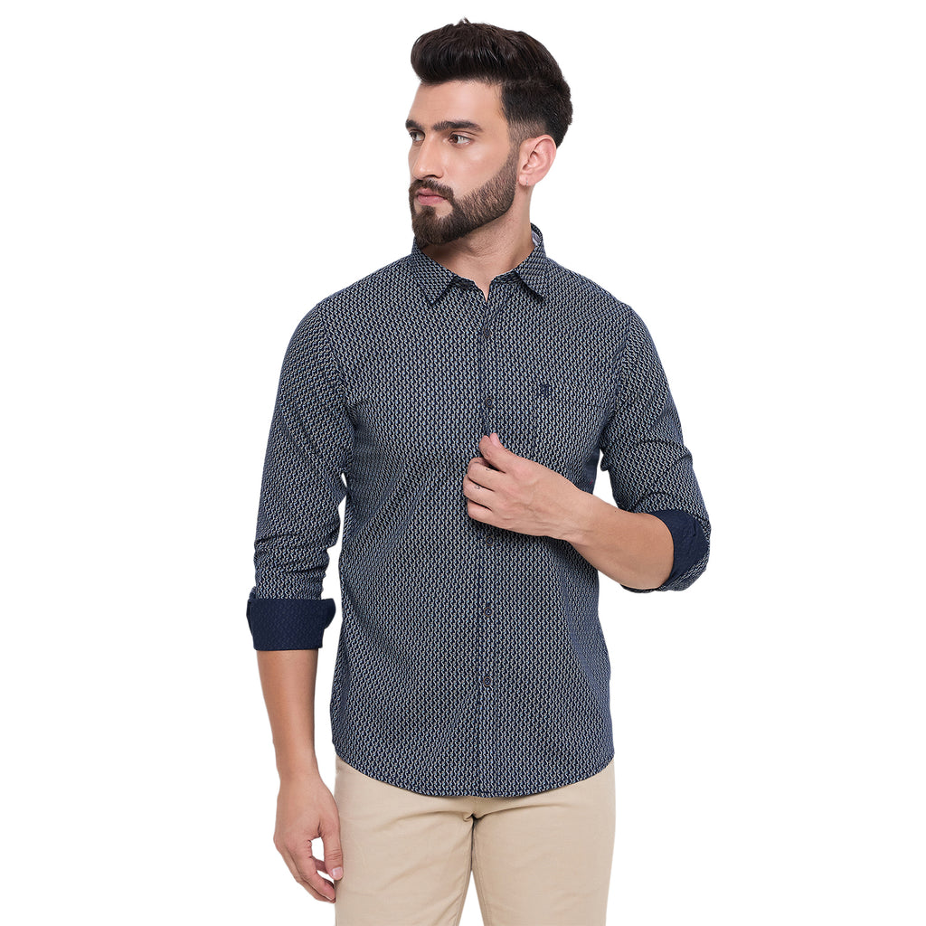 Duke Urban Men Full Sleeve Cotton Shirt (SDO7PRB)