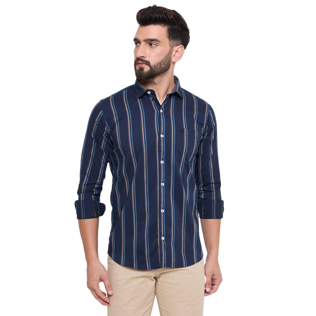 Duke Urban Men Full Sleeve Cotton Shirt (SD8STT)