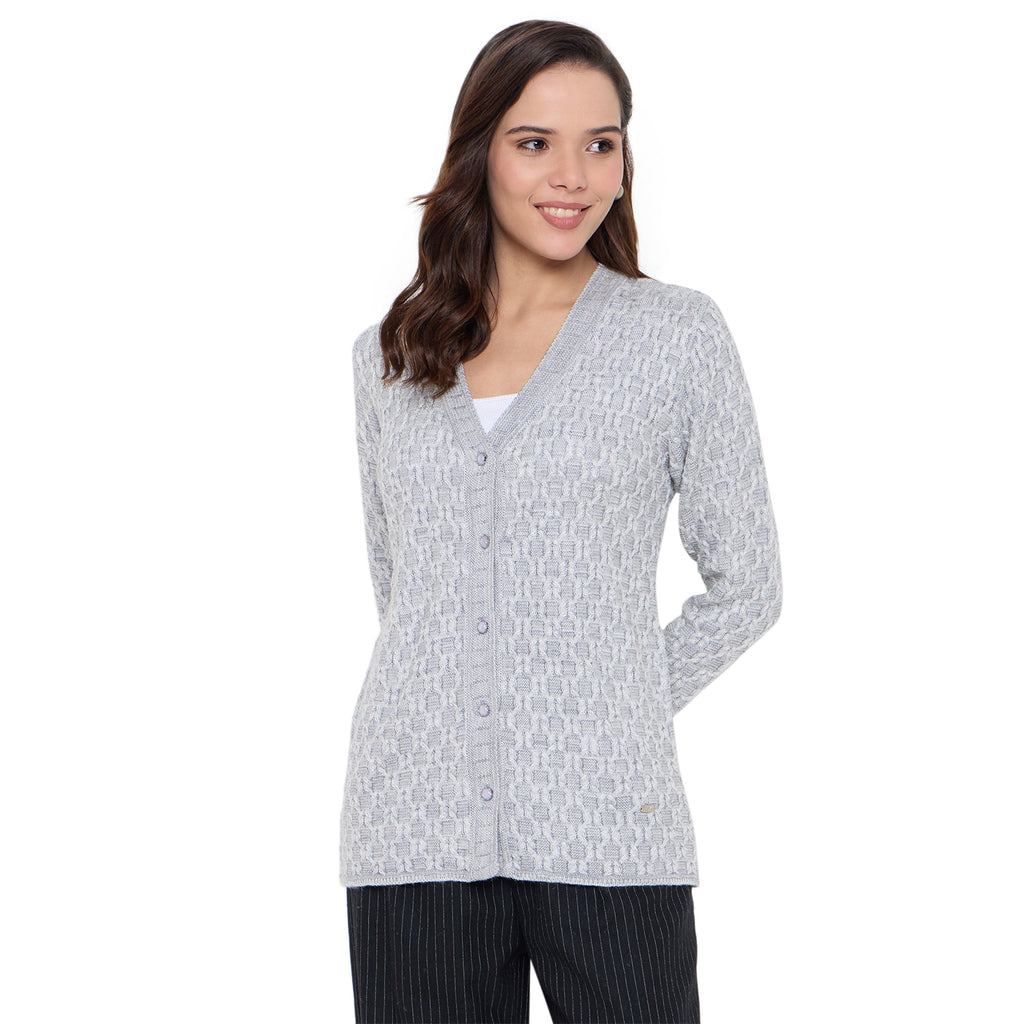 Duke Urban Women Full Sleeve Front Open Sweater (SDS1295)