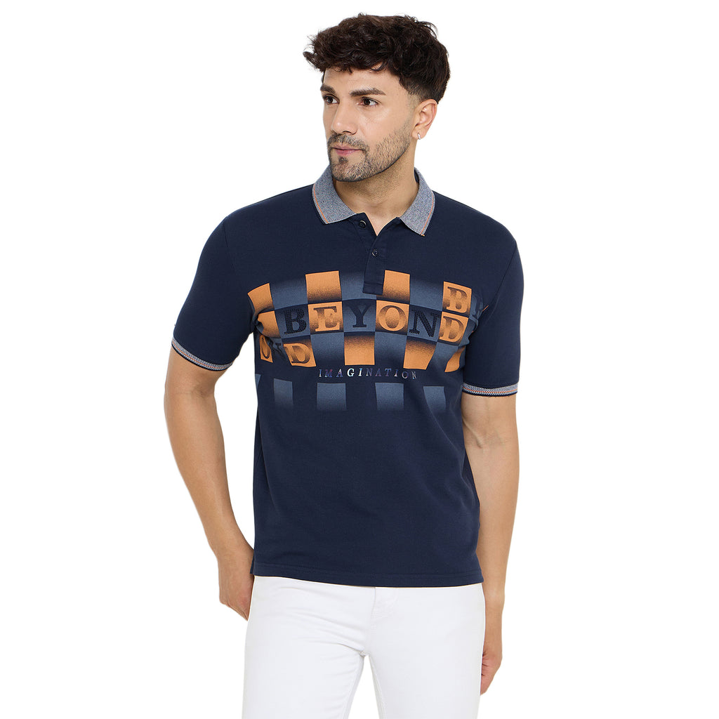 Duke Urban Men Half Sleeve Cotton Tshirt (LF7151)
