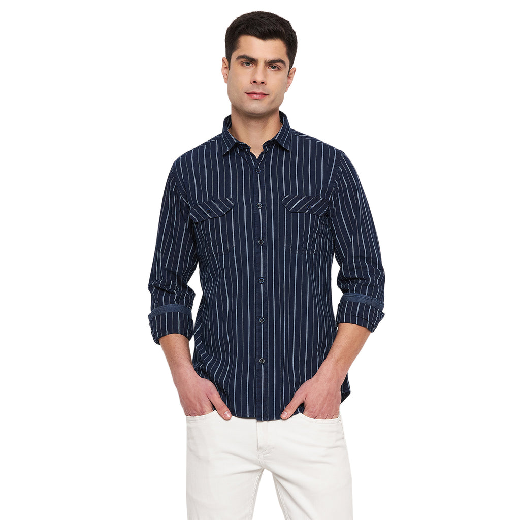 Duke Urban Men Full Sleeve Cotton Shirt (SDO9STI)