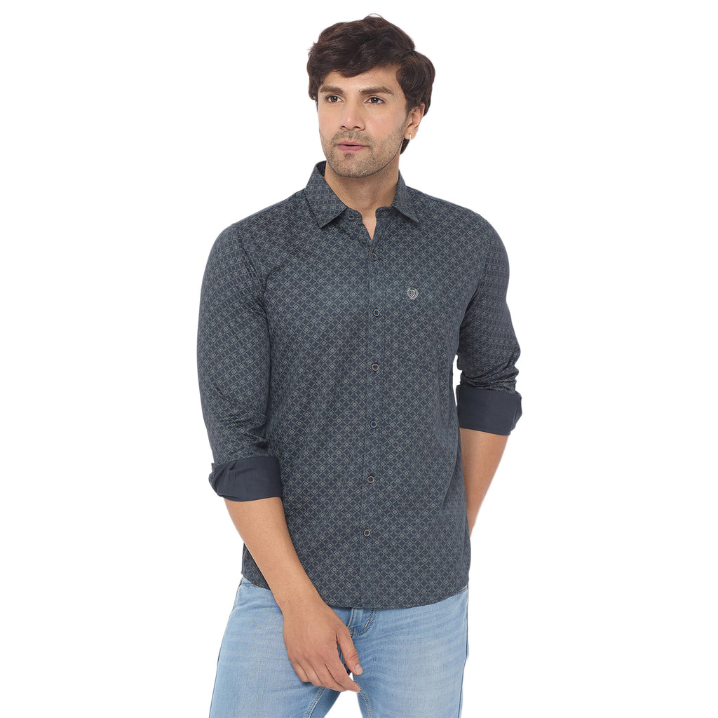 Duke Urban Men Full Sleeve Cotton Shirt (SDO6PRTS)