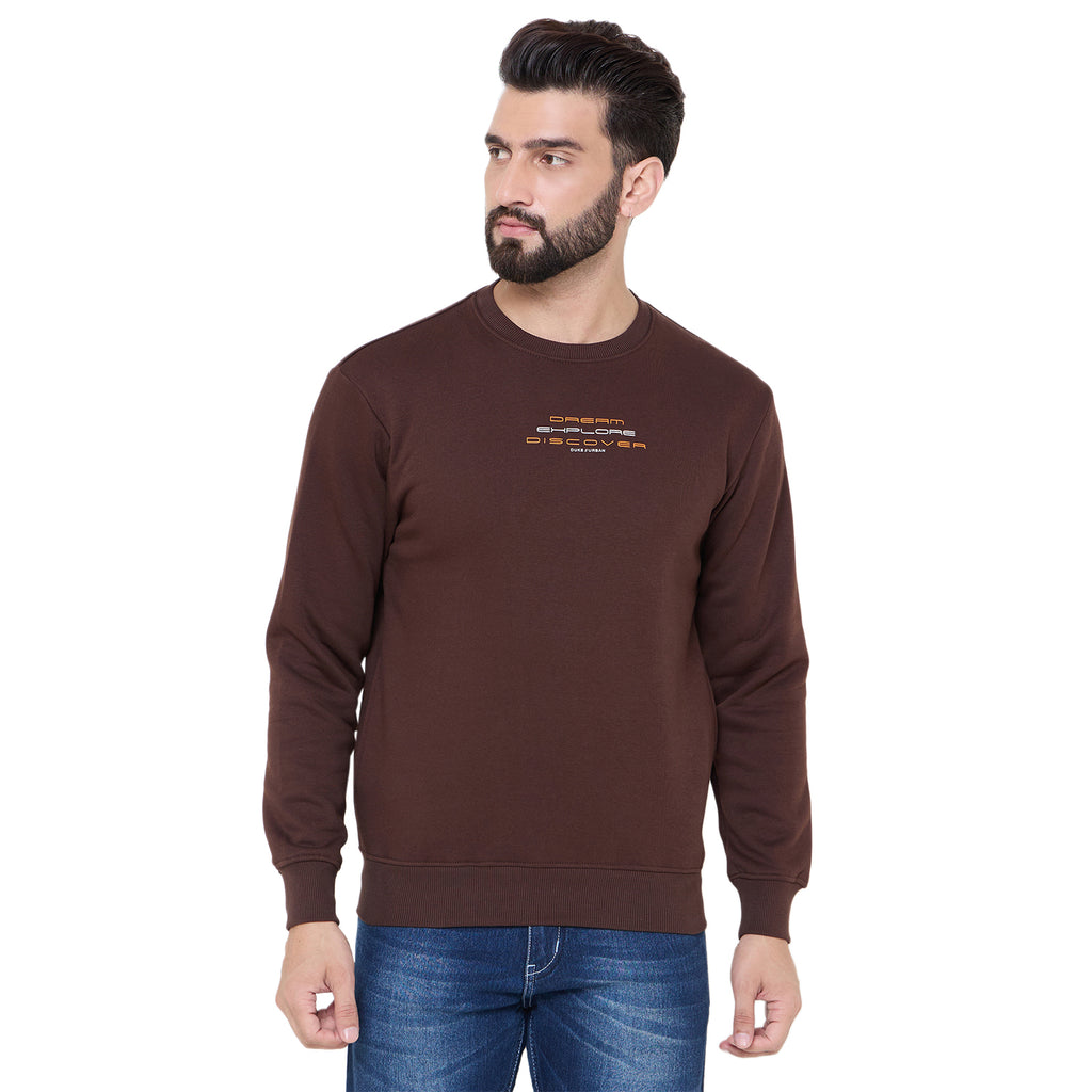 Duke Urban Men Solid Sweatshirt (LF6451)