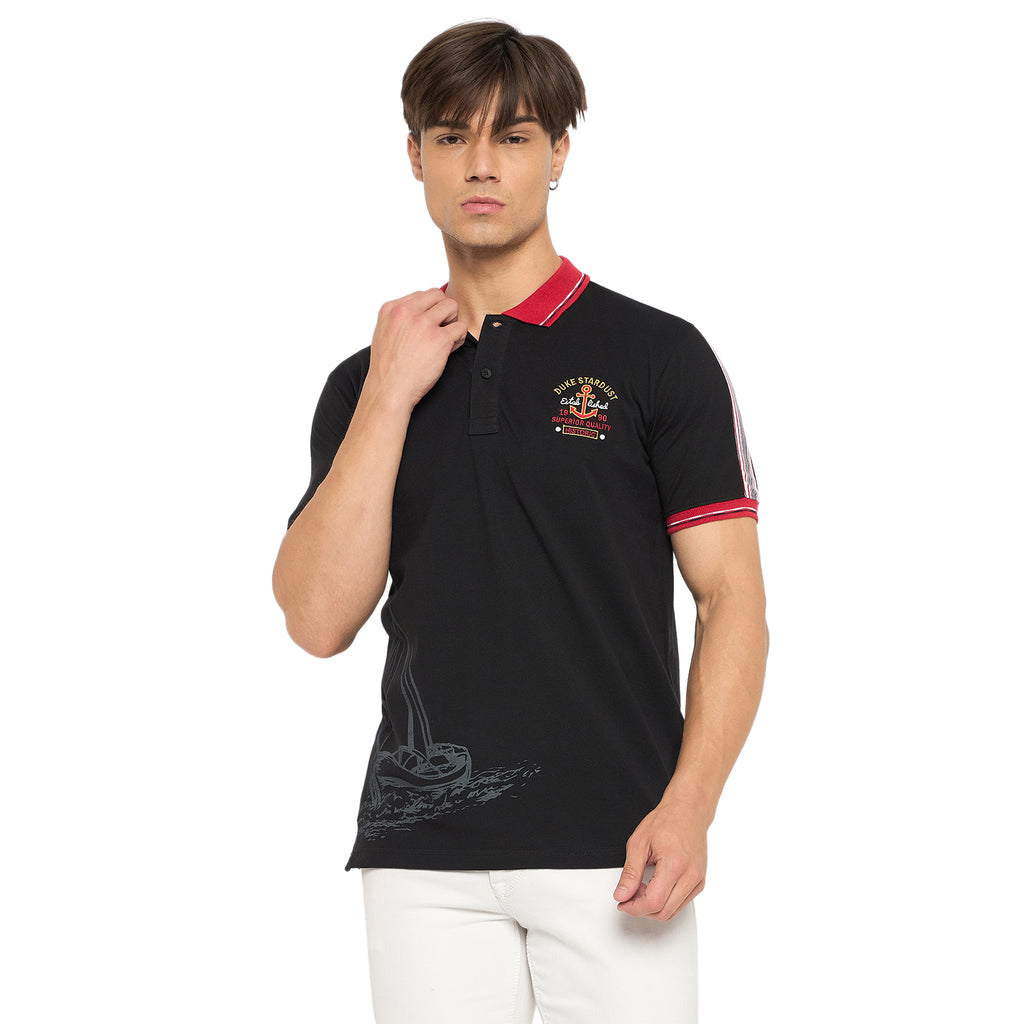 Duke Urban Men Half Sleeve Cotton T-shirt (LF7110)