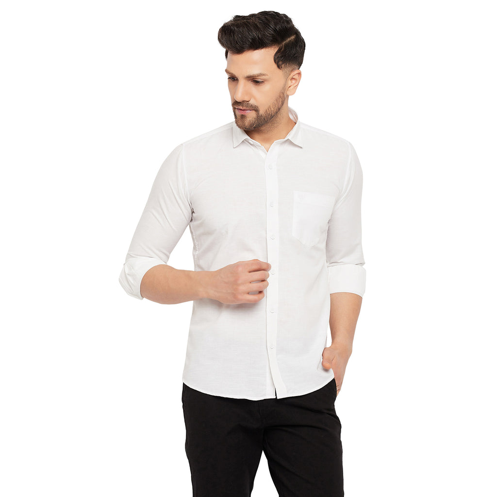 Duke Urban Men Full Sleeve Cotton Shirt (SDO8PLCB)