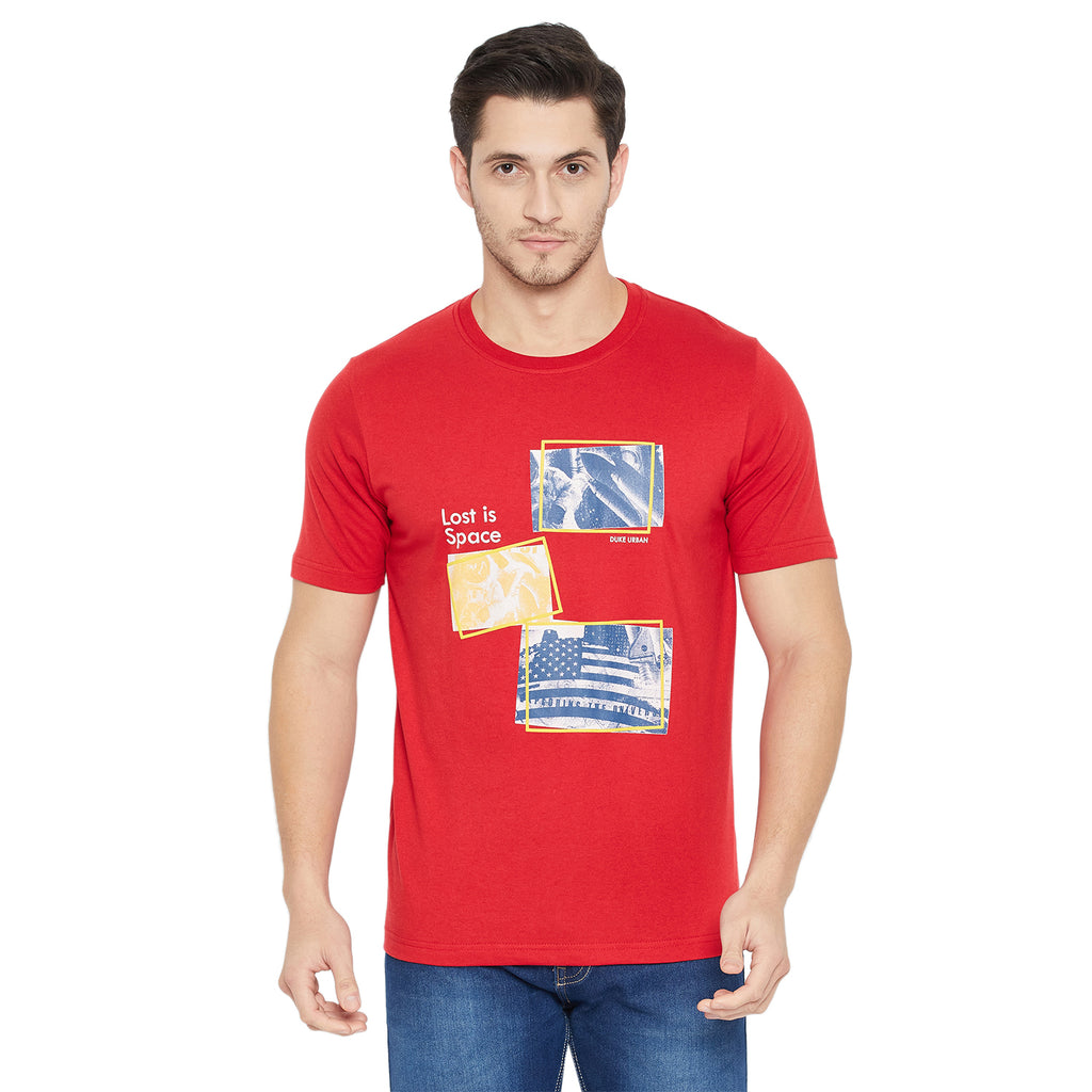 Duke Urban Men Half Sleeve Cotton T-shirt (ONLF287)