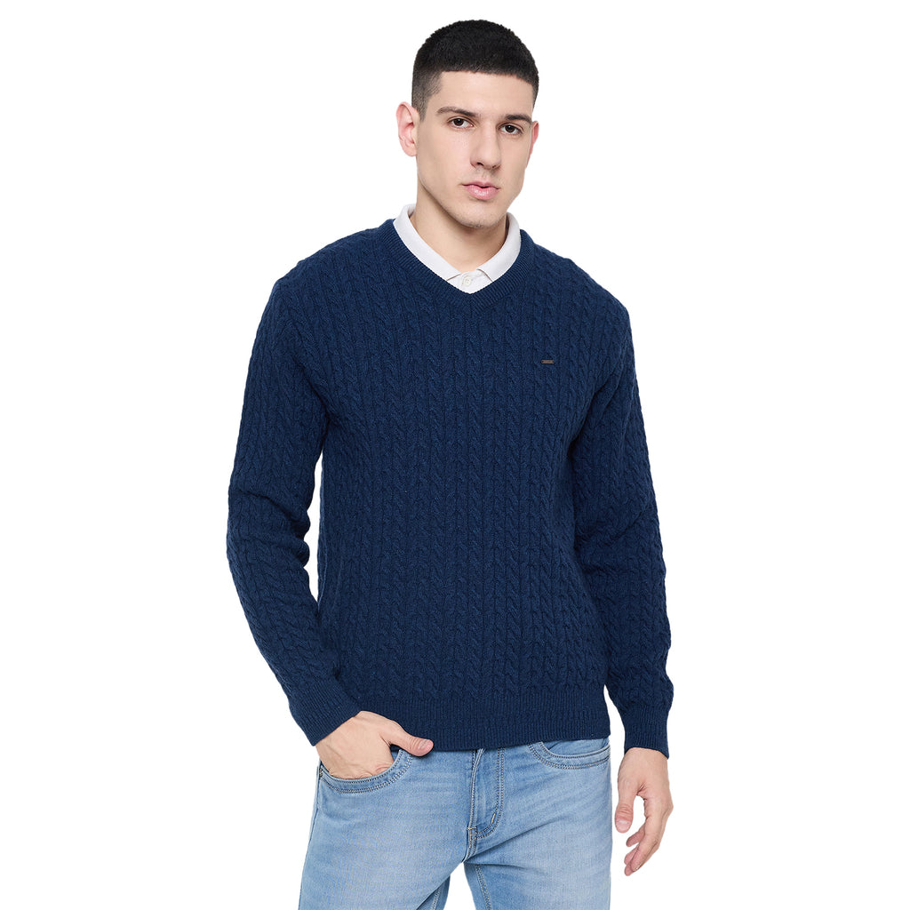 Duke Urban Men Full Sleeve V Neck Sweater (SDS2236)