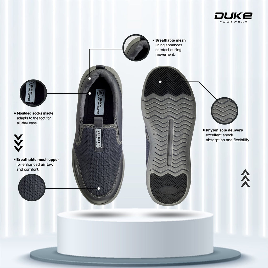 Duke Men's Slipease Sports Shoes (FWOL2149)