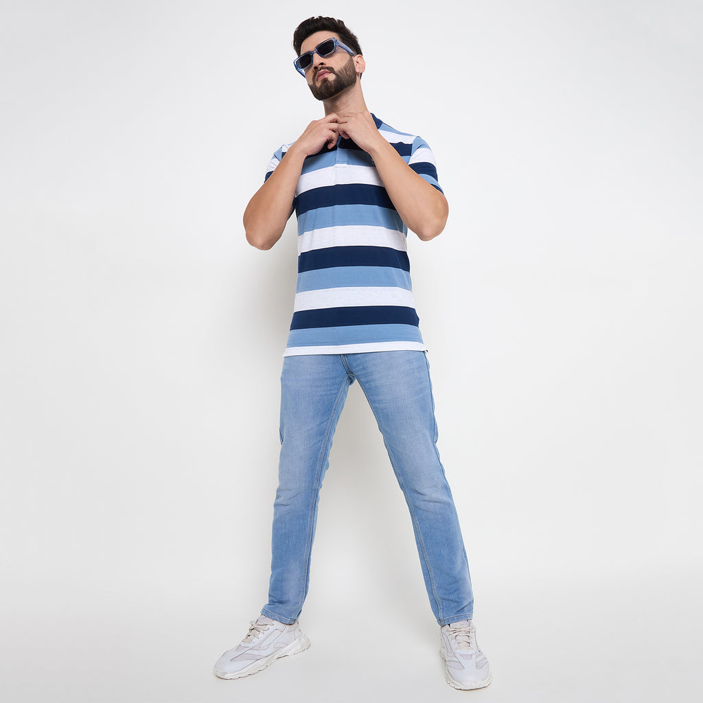 Duke Urban Men Half Sleeve Cotton Tshirt (LF7195)