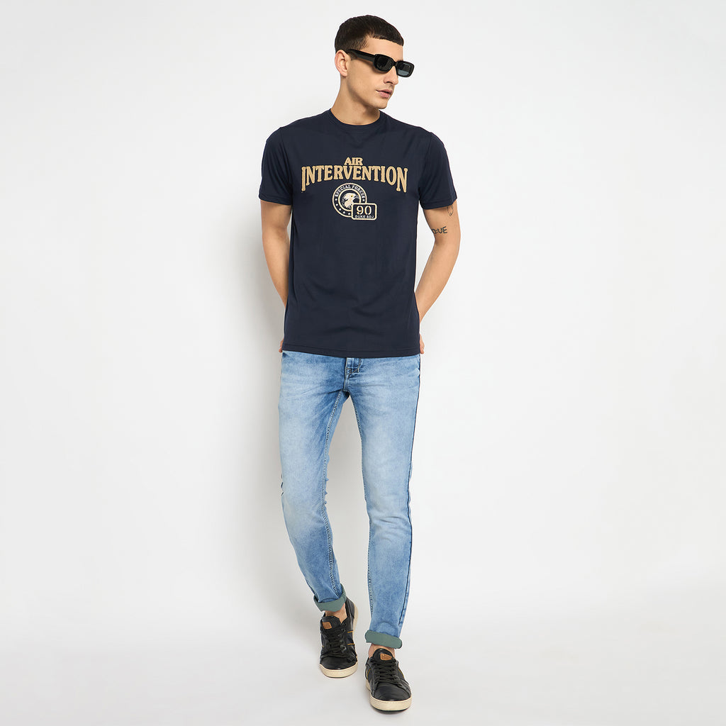 Duke Urban Men Half Sleeve Cotton T-shirt (LF7142)