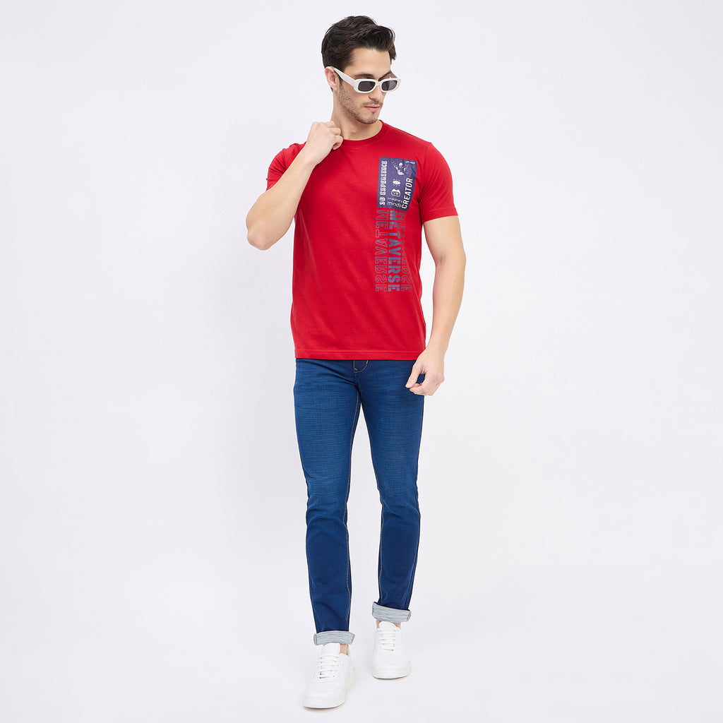 Duke Urban Men Half Sleeve Cotton T-shirt (ONLF260)