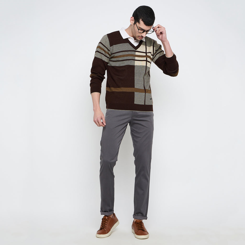 Duke Urban Men Flatfront Narrowfit Trousers (SDT4623)