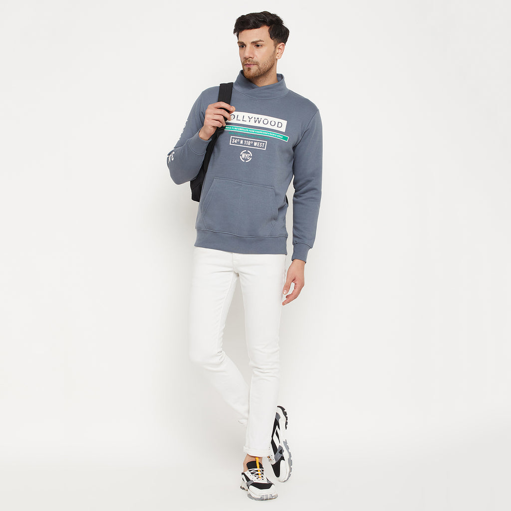 Duke Urban Men Cowl Neck Sweatshirt (LF6318)