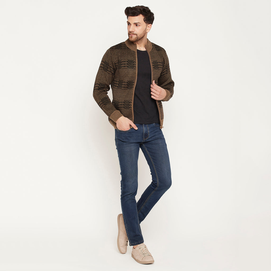 Duke Urban Men Full Sleeve Zipper Pullover (SDS2150)