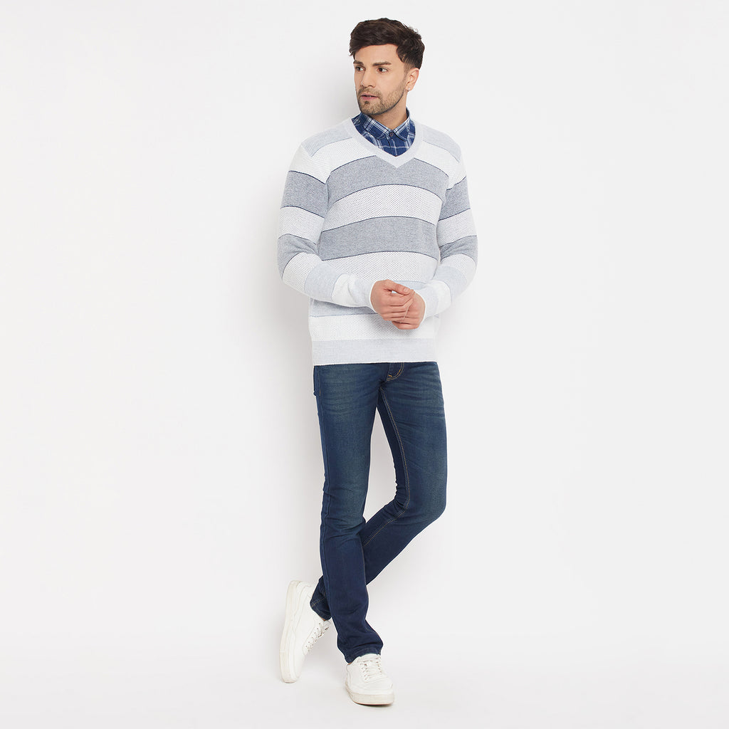 Duke Urban Men Full Sleeve V-Neck Sweater (SDS2128)
