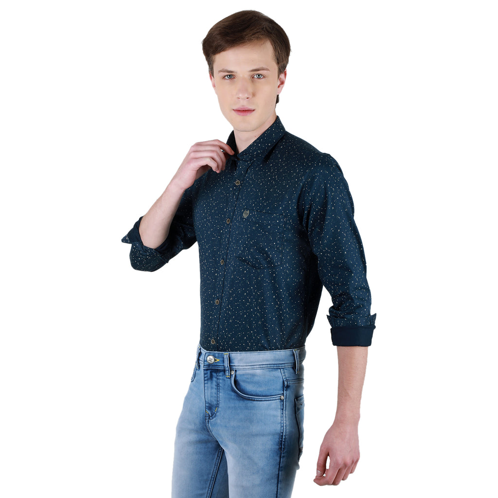 Duke Urban Men Full Sleeve Cotton Shirt (SDO6PRTJ)