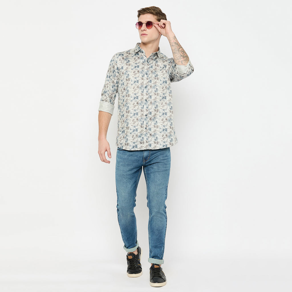 Duke Urban Men Full Sleeve Cotton Shirt (SDO8PRX)