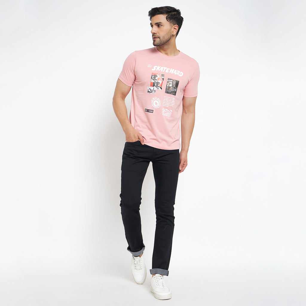 Duke Urban Men Half Sleeve Cotton T-Shirt (LF7056)