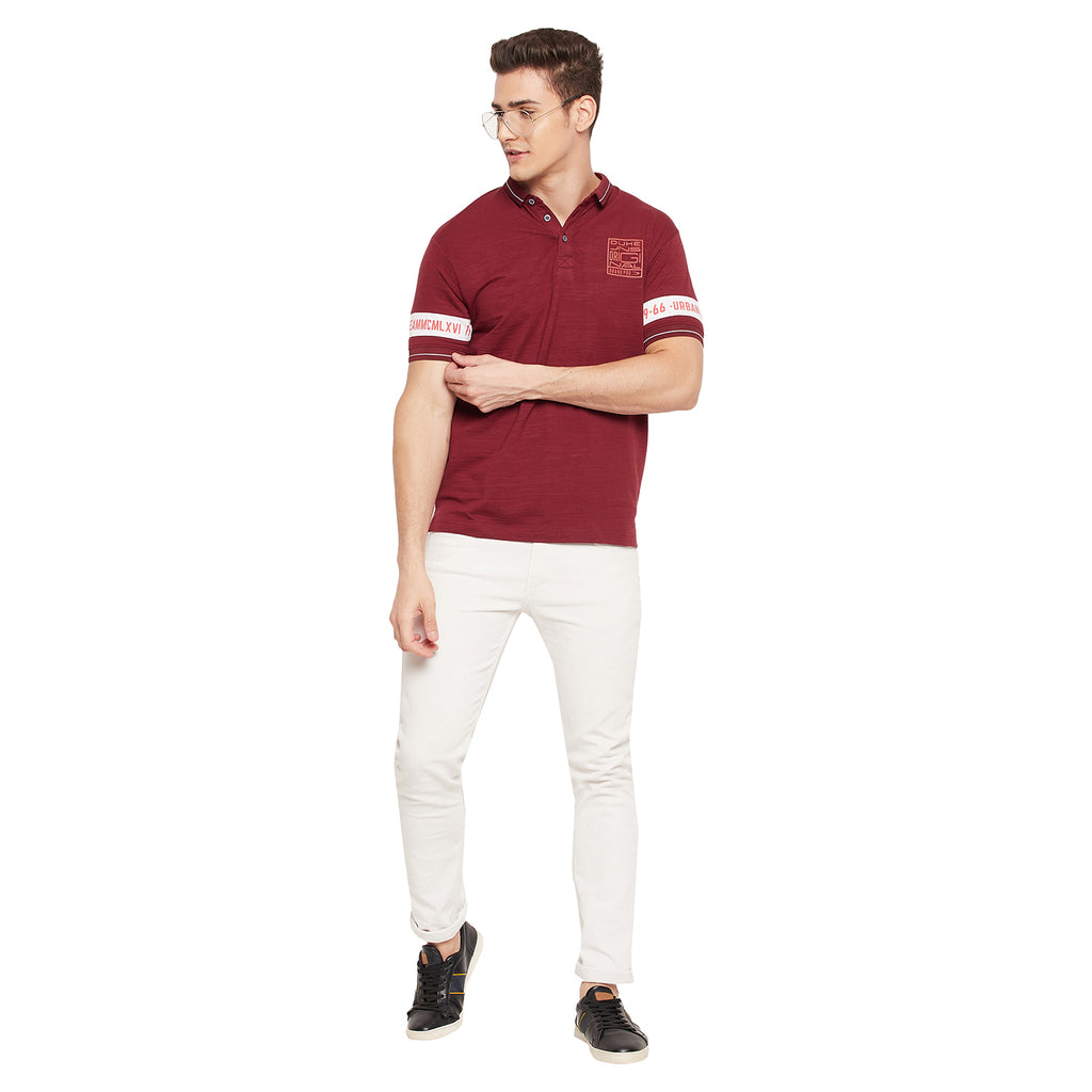 Duke Urban Men Polo Neck Half Sleeve T-Shirt (LQ4519)