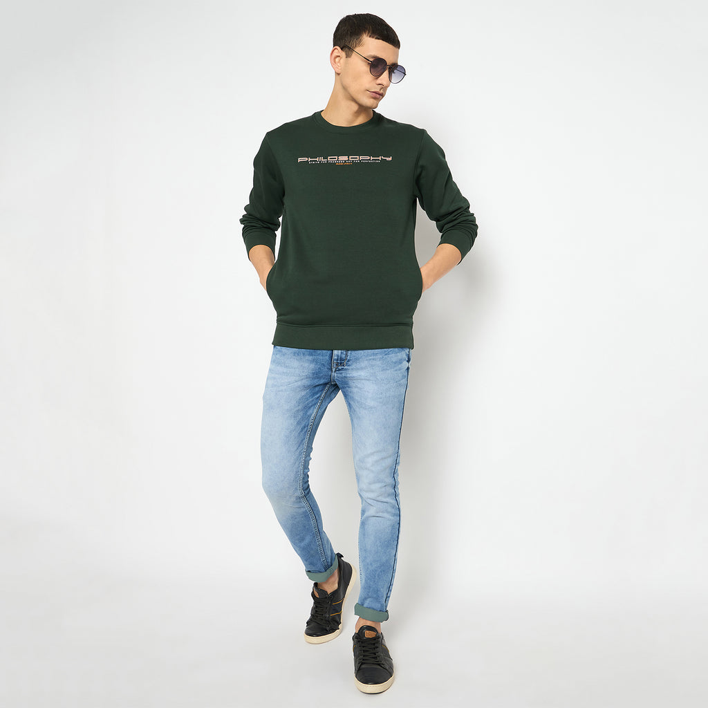 Duke Urban Men Solid Sweatshirt (LF6451)