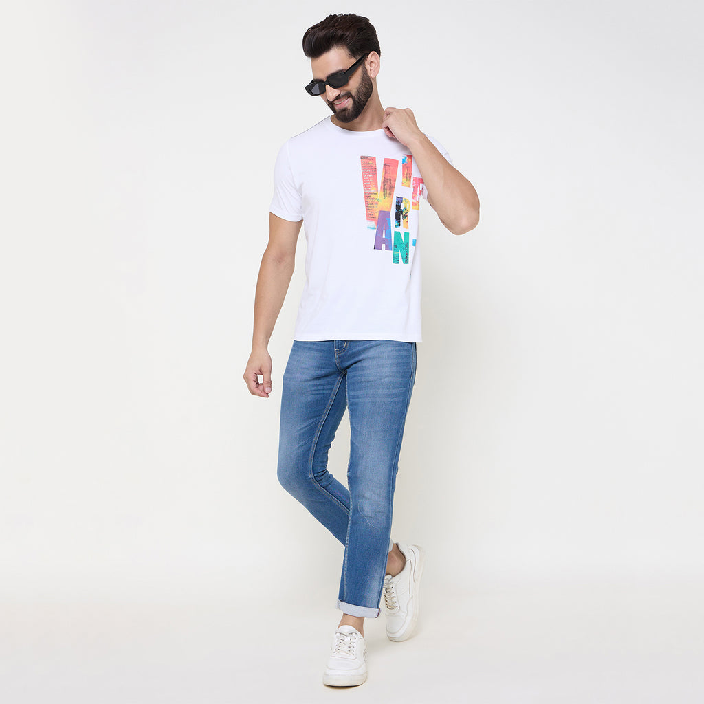 Duke Urban Men Half Sleeve Cotton Tshirt (LF7165)