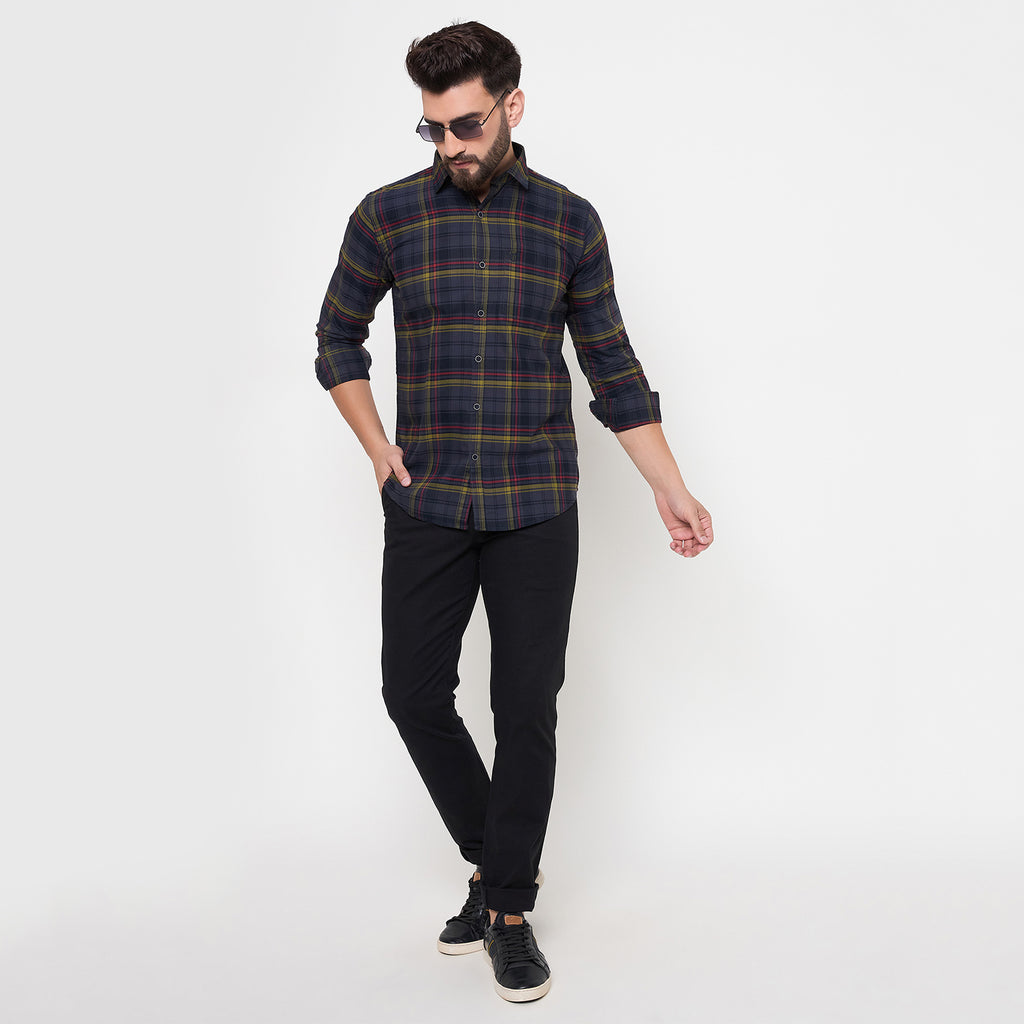 Duke Urban Men Full Sleeve Cotton Shirt (SDO5CKOQ)