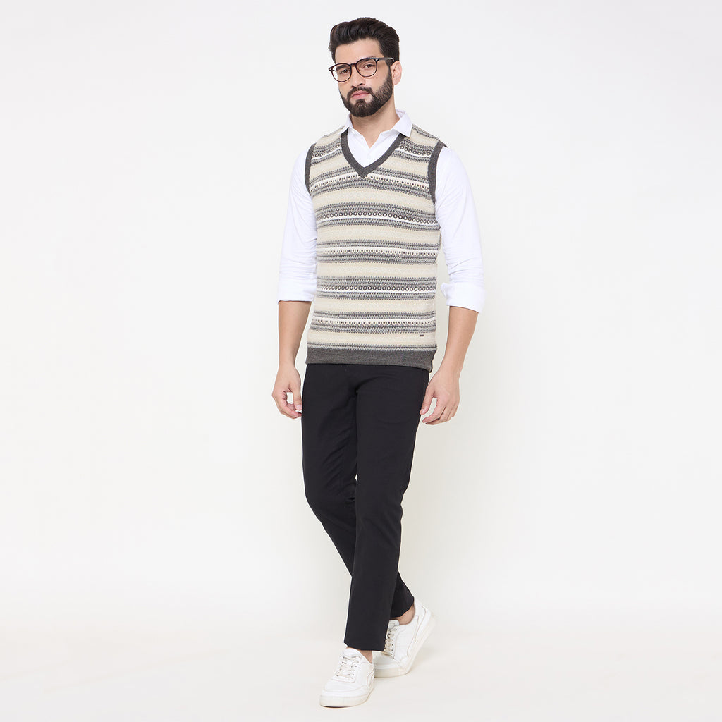 Duke Urban Men V Neck Reversible Sweater (SDS2287)