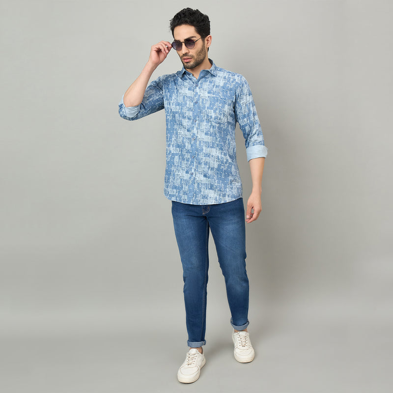 Duke Urban Men Full Sleeve Cotton Shirt (SDO8PRAP)
