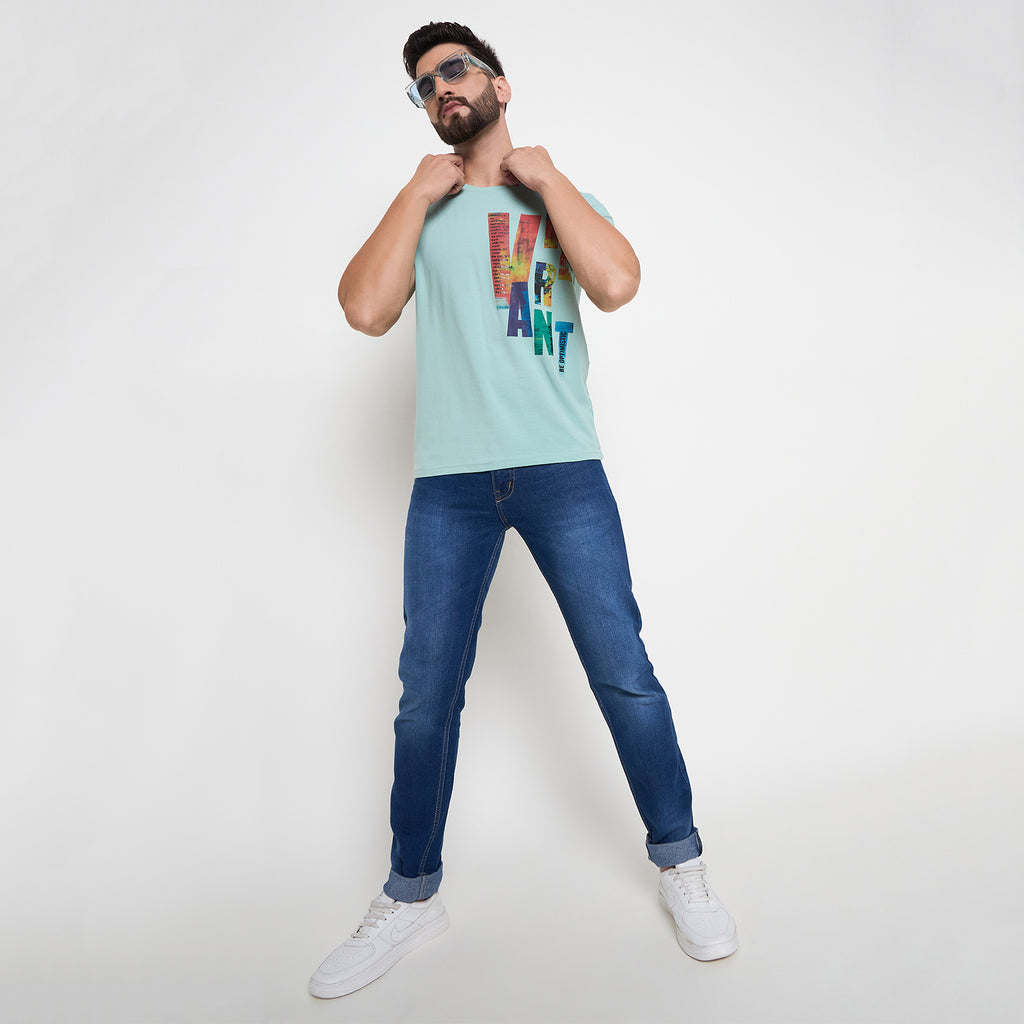 Duke Urban Men Half Sleeve Cotton Tshirt (LF7165)