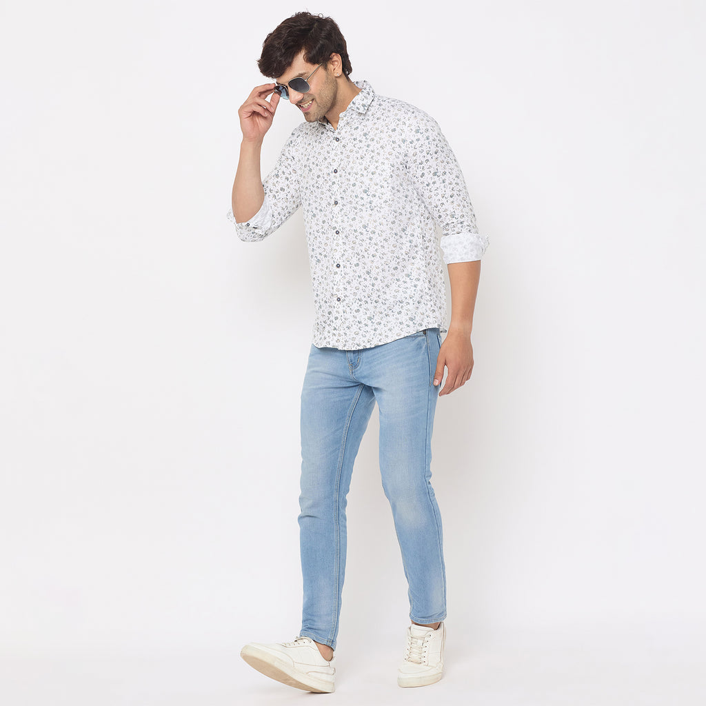 Duke Urban Men Full Sleeve Cotton Shirt (SDO8PRN)