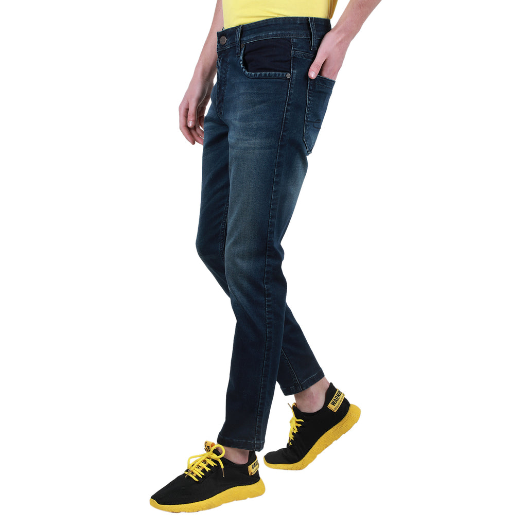 Duke Urban Men Stretchable Ankle Length Slim Fit Jeans (SDD5464)